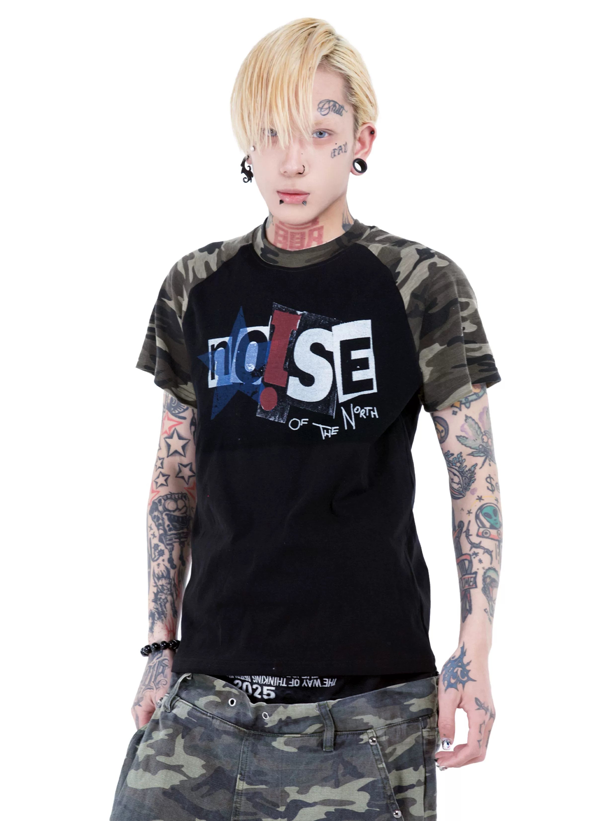 Camo Noise North Star Tee