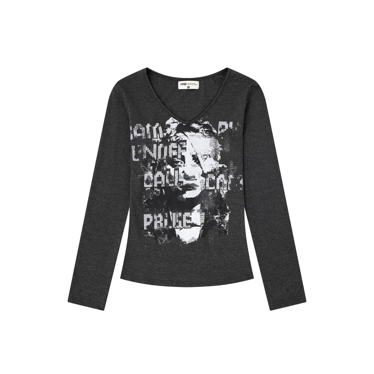 Rebel Muse Graphic V-Neck Tee