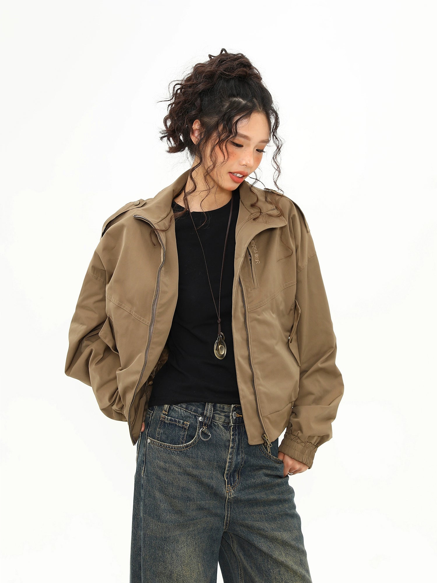 Sahara Scout Cropped Utility Jacket