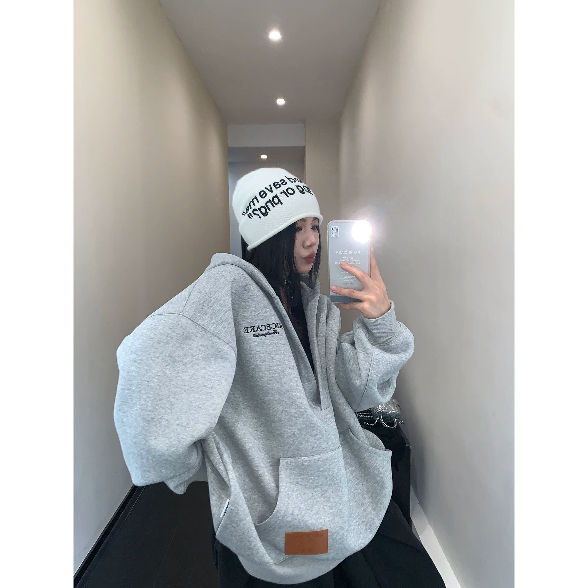 V-Plunge Kangaroo Hoodie