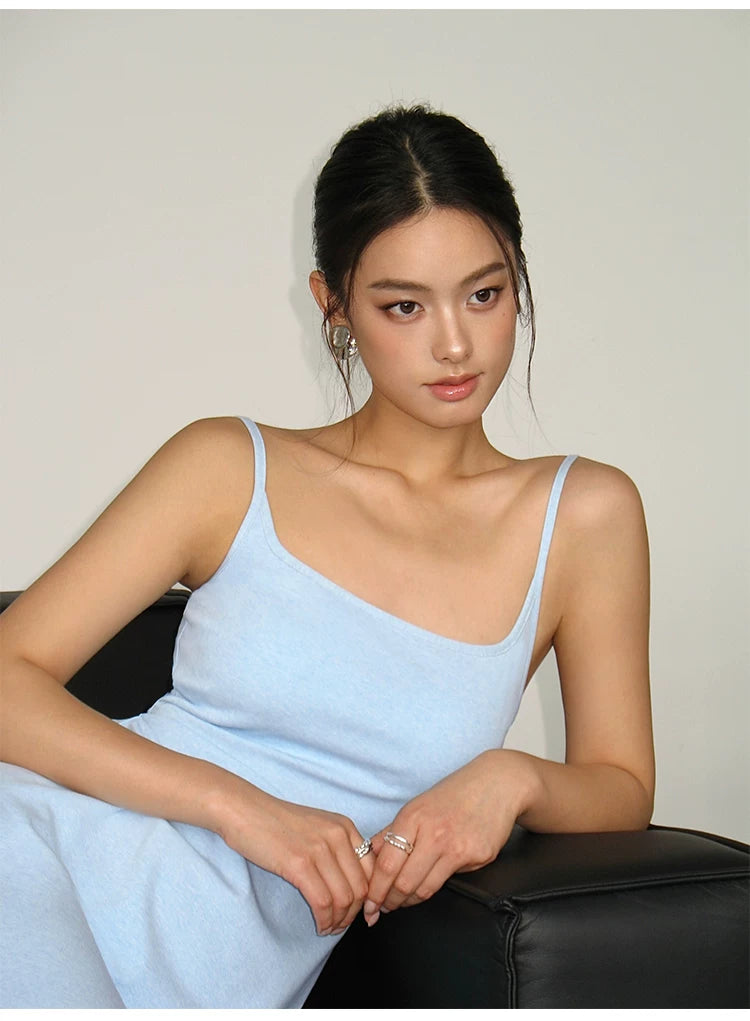 Serenity Curve Knit Slip Maxi Dress