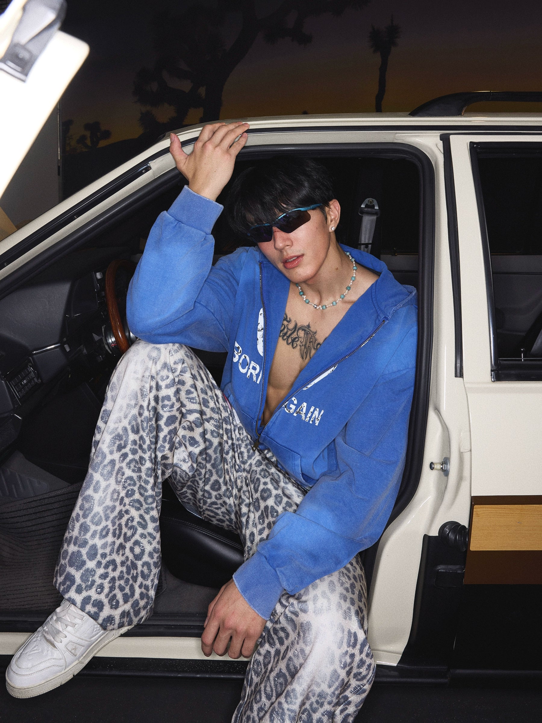 Vintage Born Again Zip Hoodie