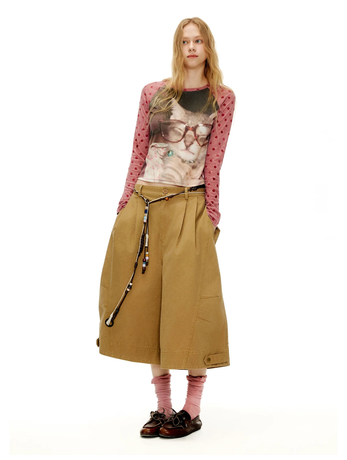 Playground Poet Wide Sailor Culottes