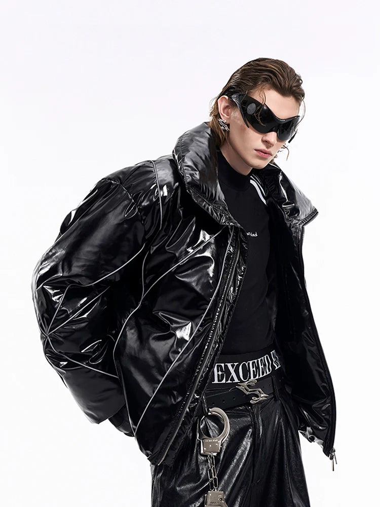 Glossy Puffer Jacket