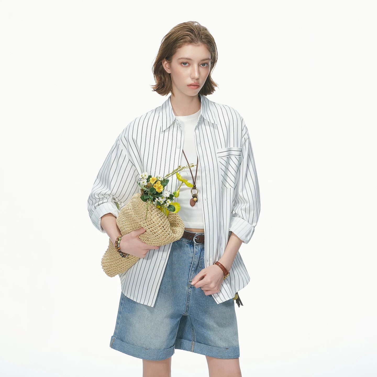 Coastline Vertical Stripe Easy Shirt