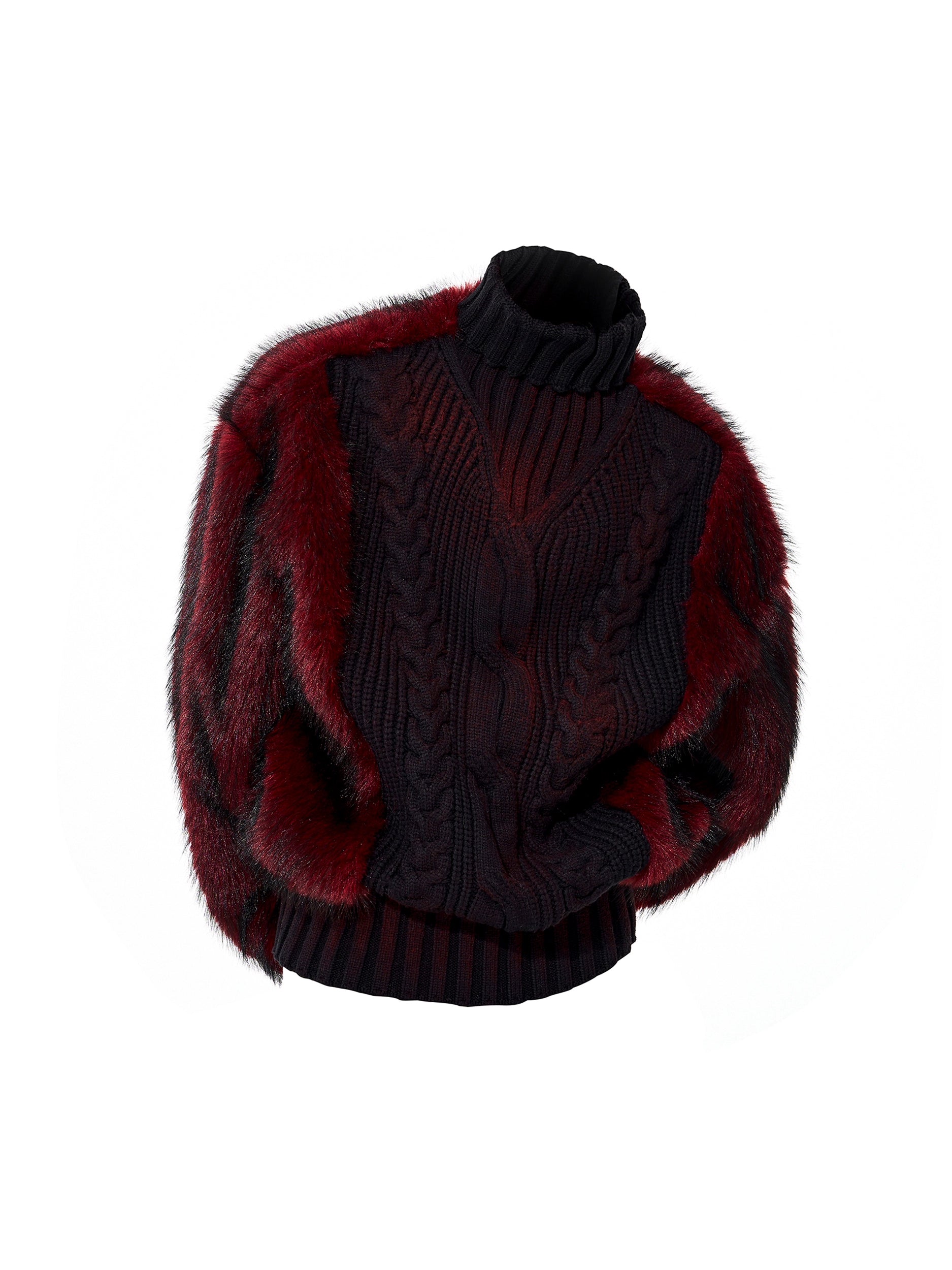 Rosy Frost Leopard Faux Fur Jacket