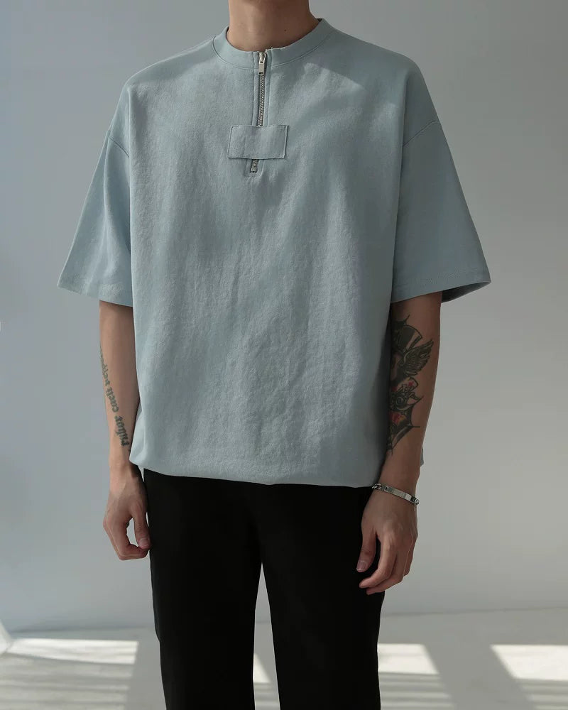 Polar Zipfront Minimal Tee