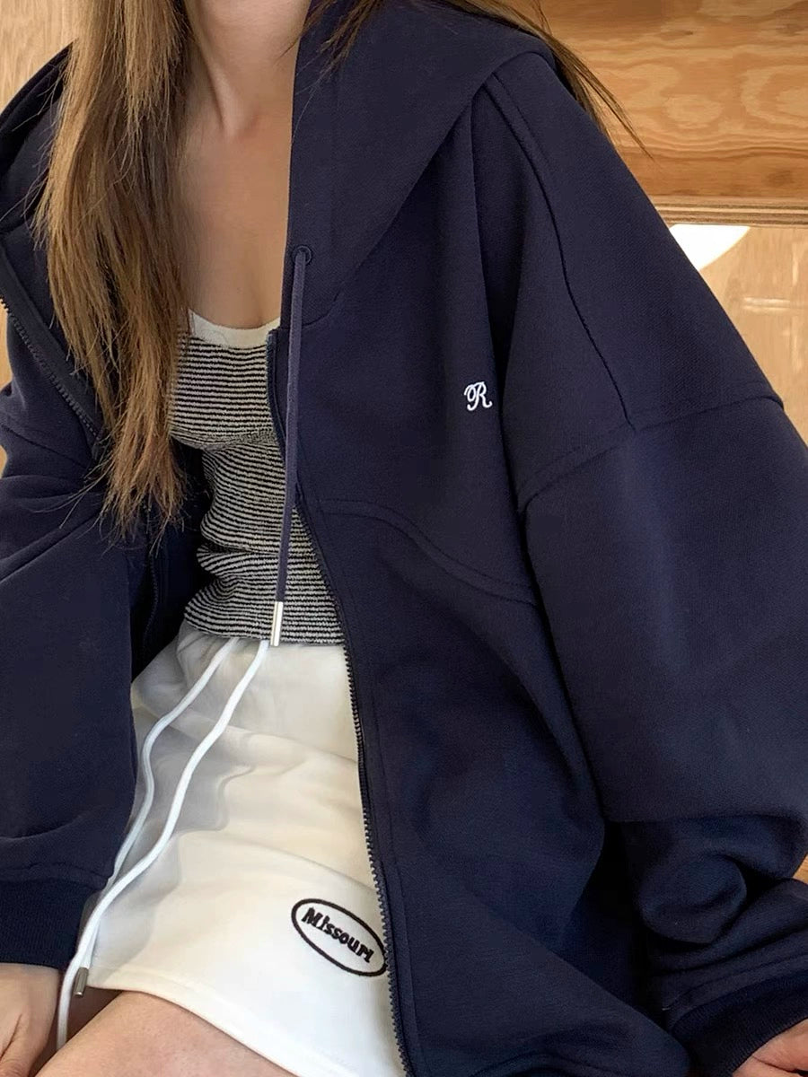 Drawstring Athletic Skirts with Logo Patch