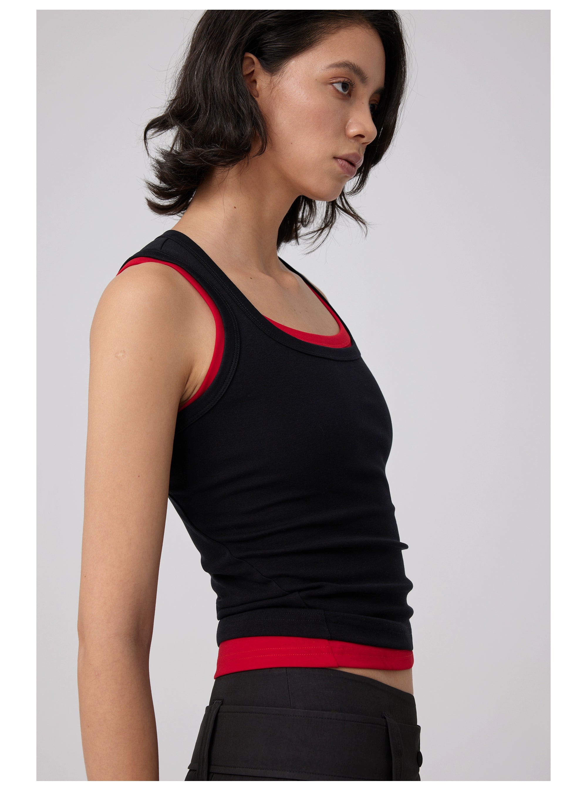 Essential Ribbed Racerback Tank Top