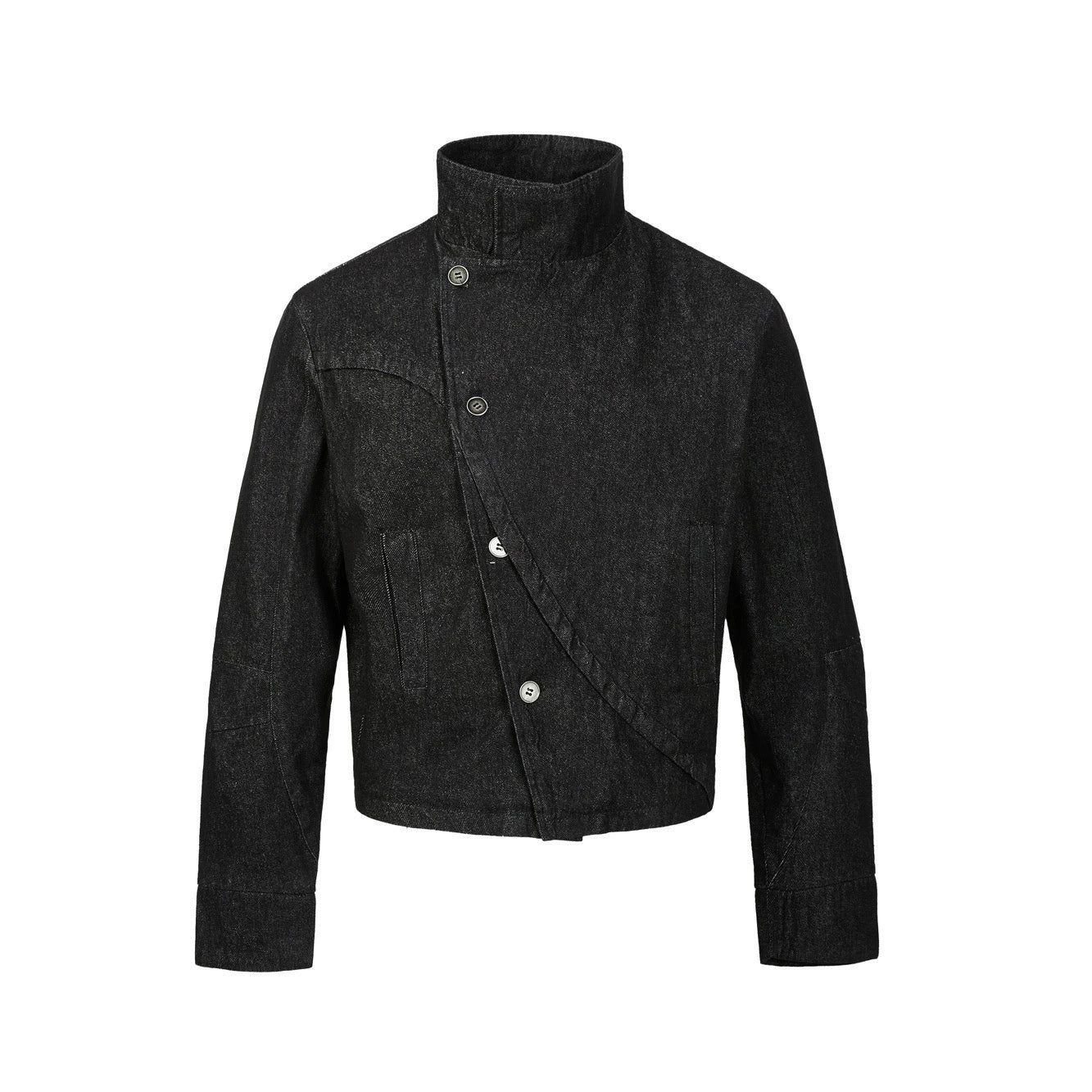 Midnight Torque Asym Denim Jacket