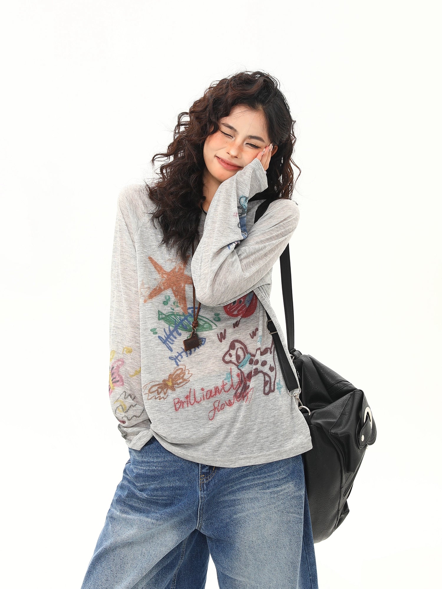 Brilliant Doodle Art Long Sleeve