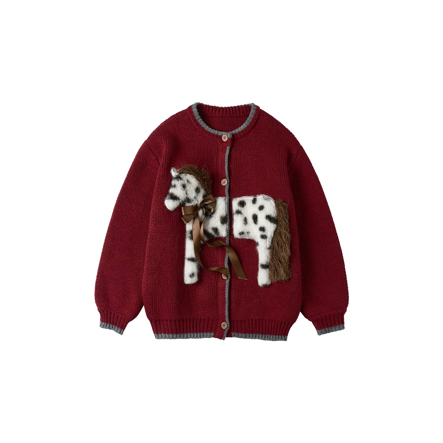 Spotted Pony Stable Knit Cardigan