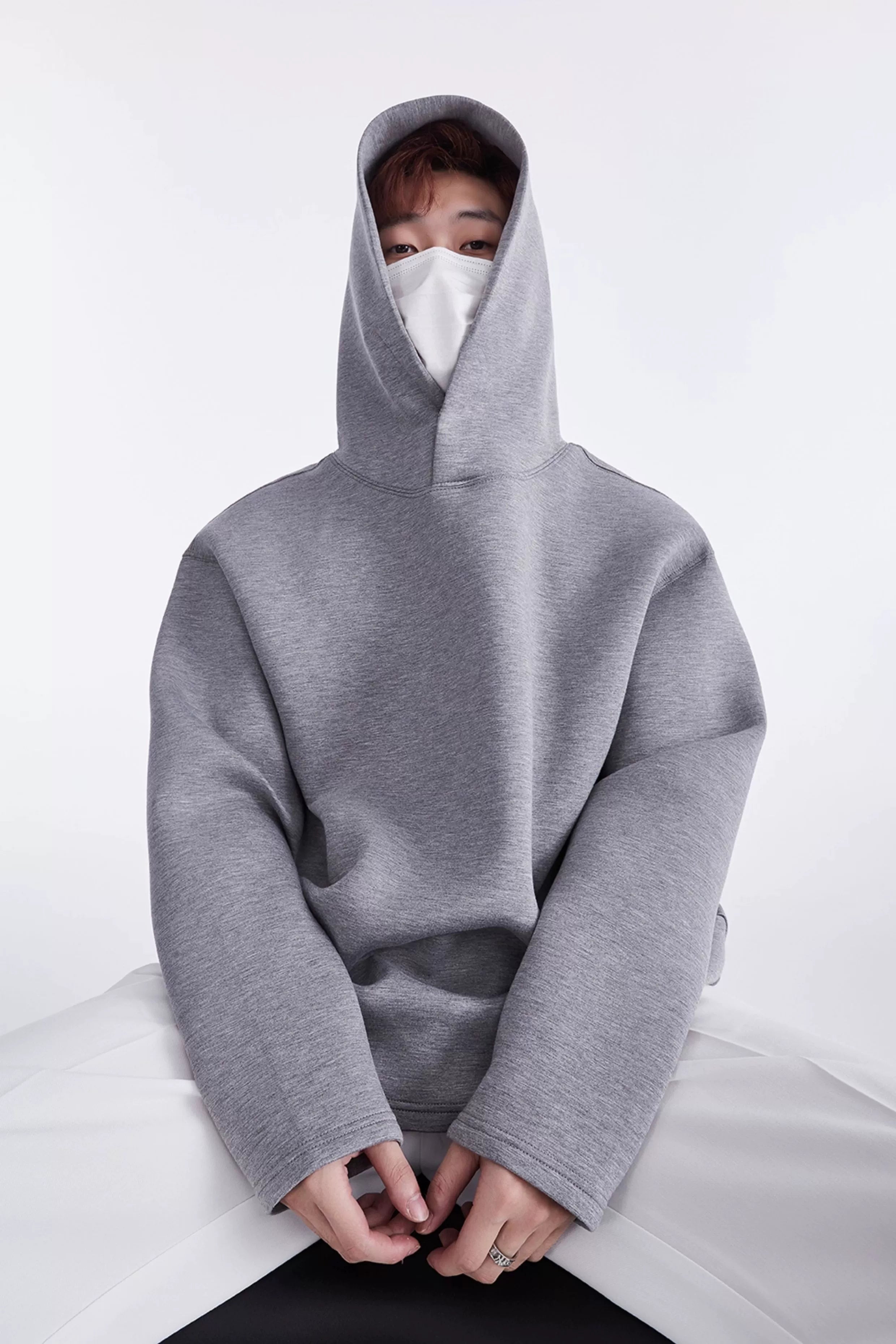 Oversized Fleece Hooded Sweatshirt