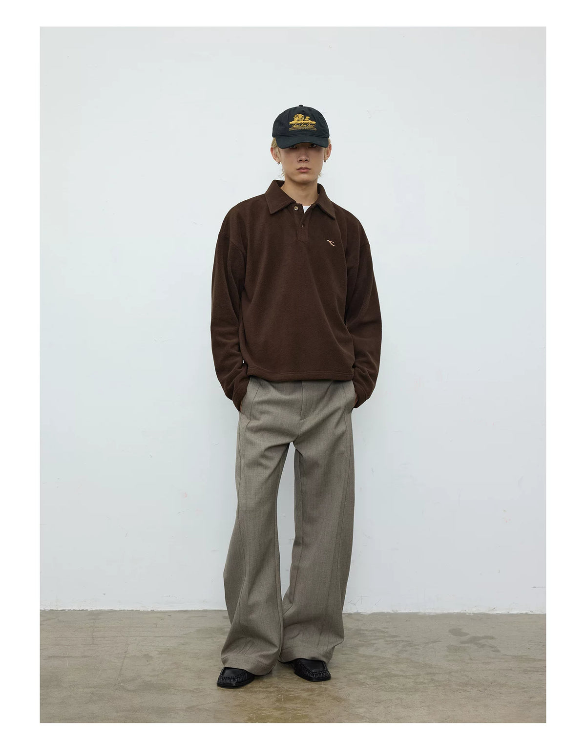 Marlow Long-Sleeve Knit Polo