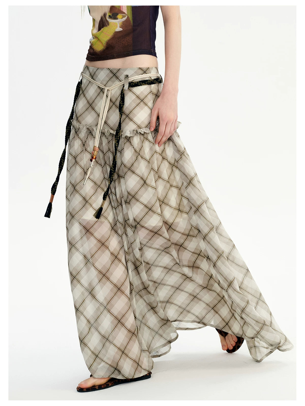 Prairie Lattice Breeze Maxi Skirt
