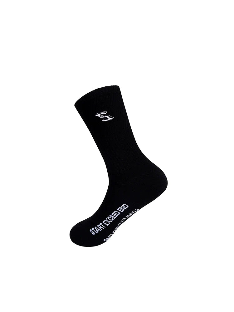 Embroidery Logo Athletic Crew Socks