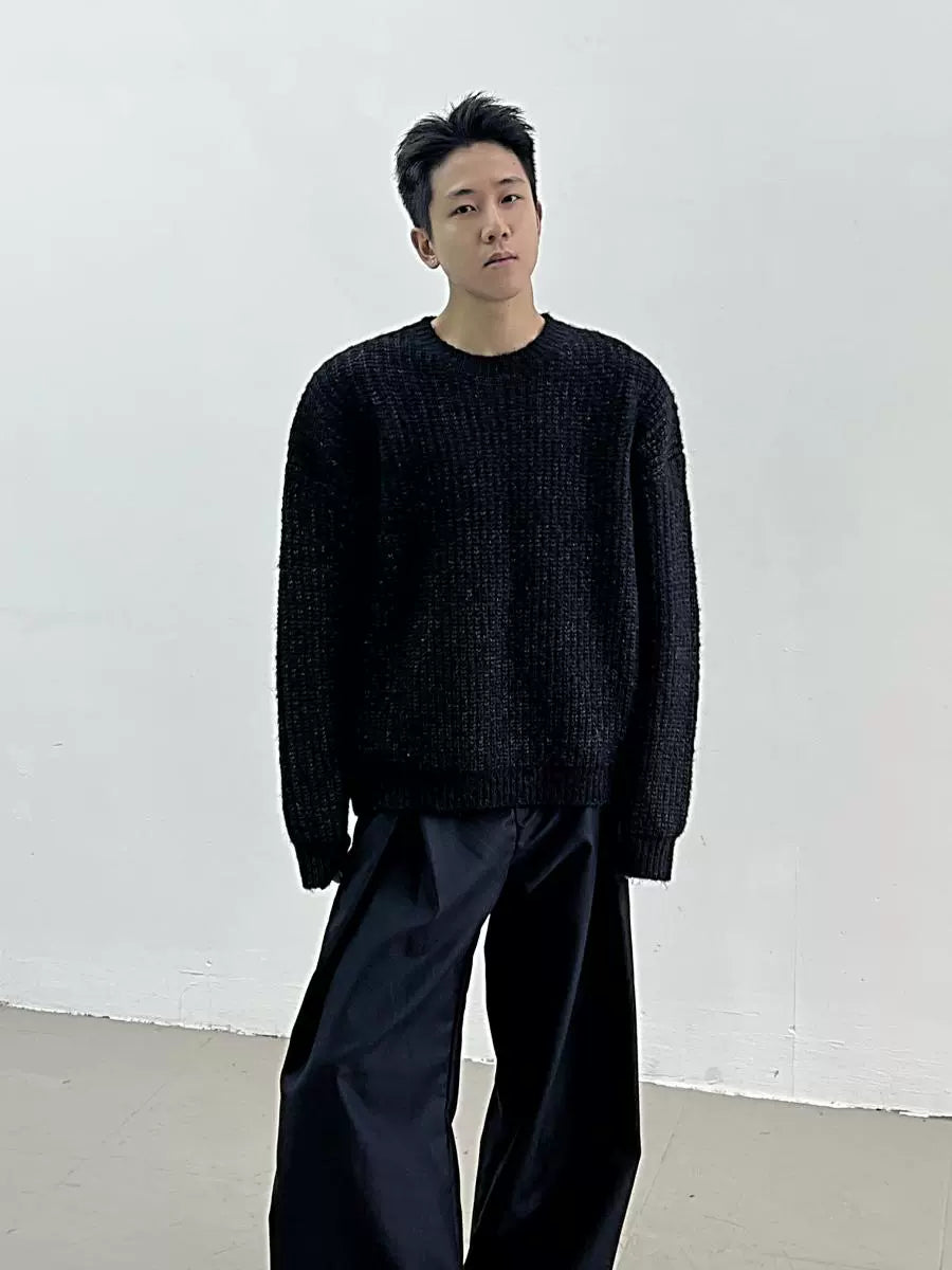 Noir Ridge Chunky Knit Sweater