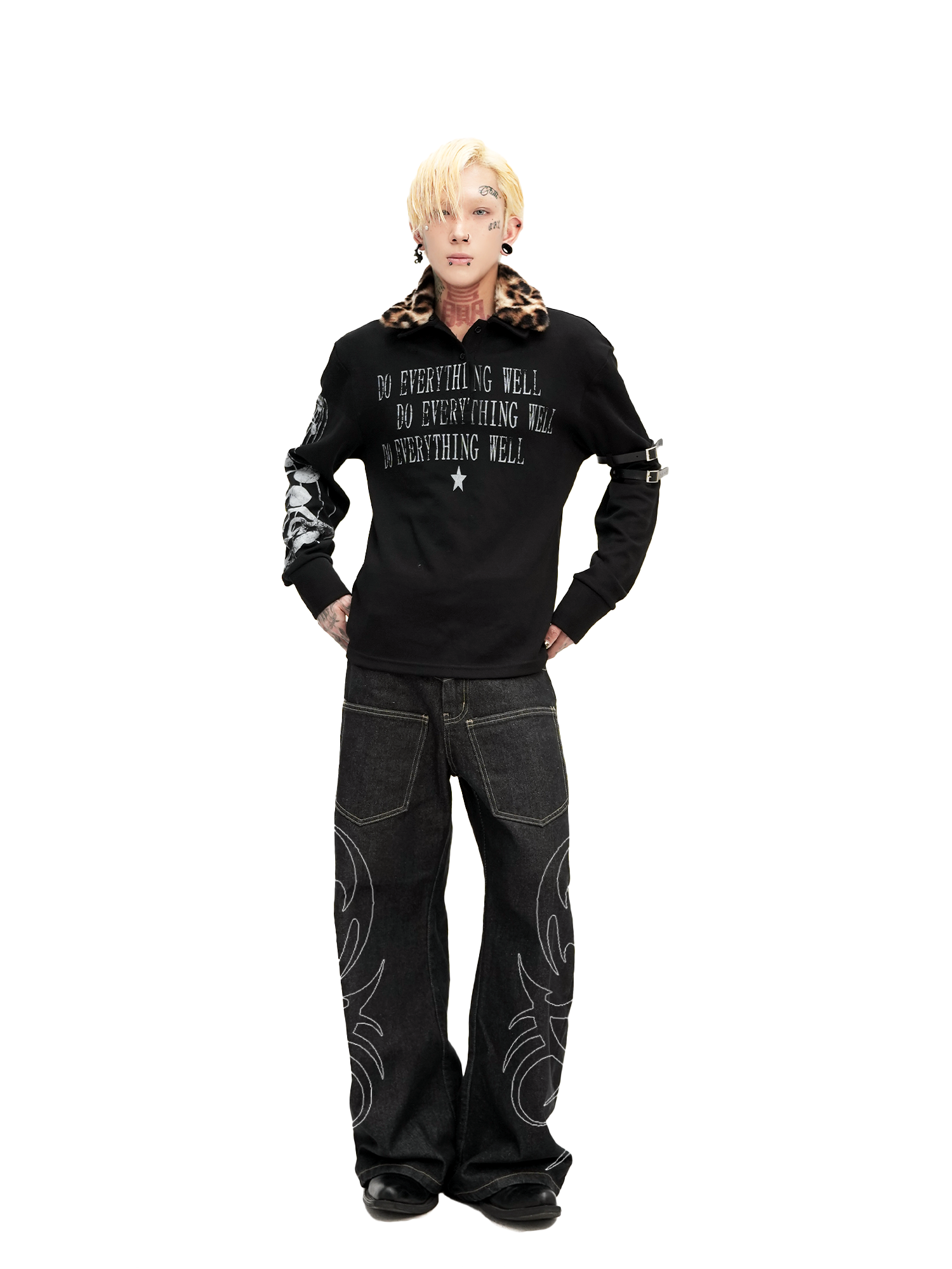 Leopard Anthem Treble Star Longsleeve