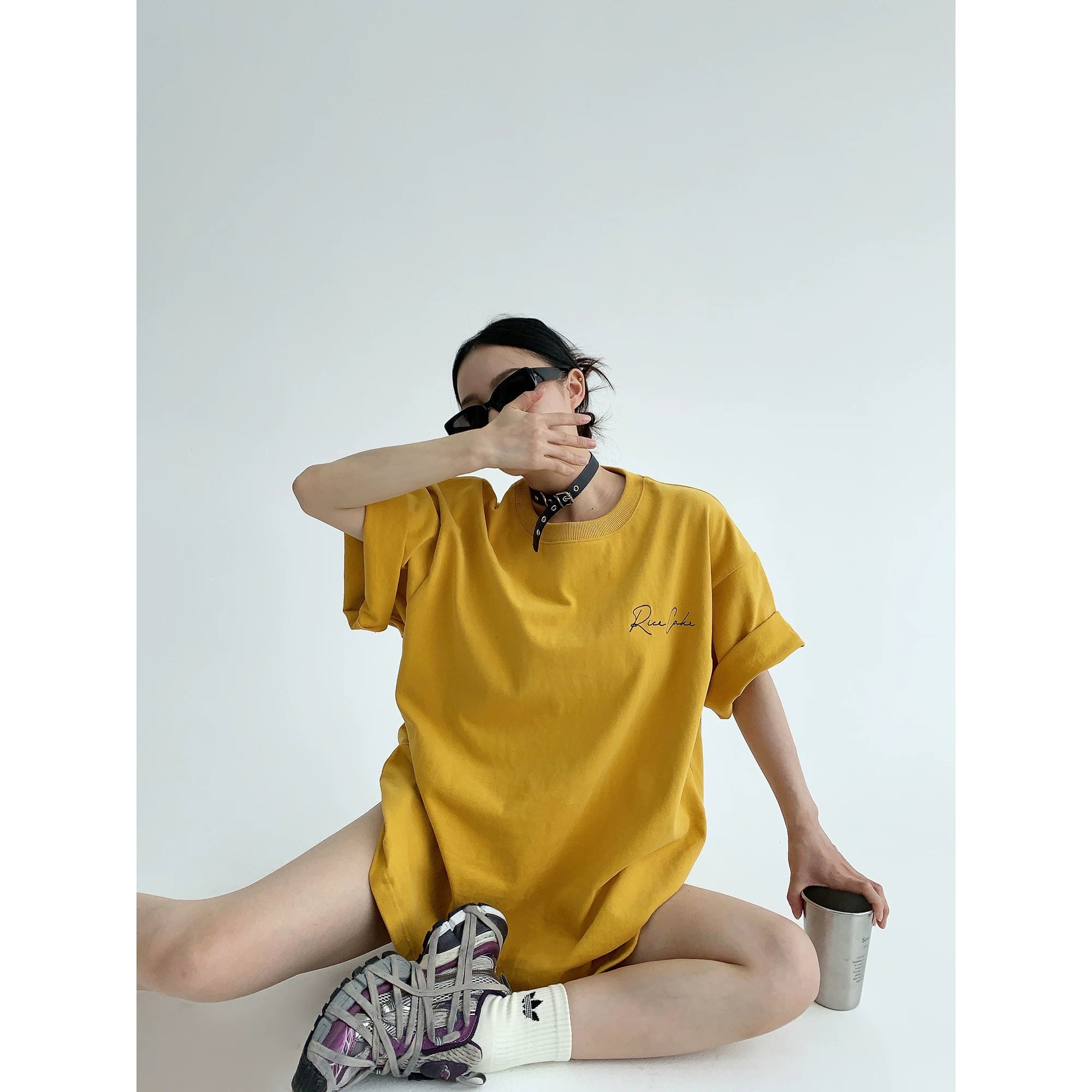 Silver Script Backdrop Tee