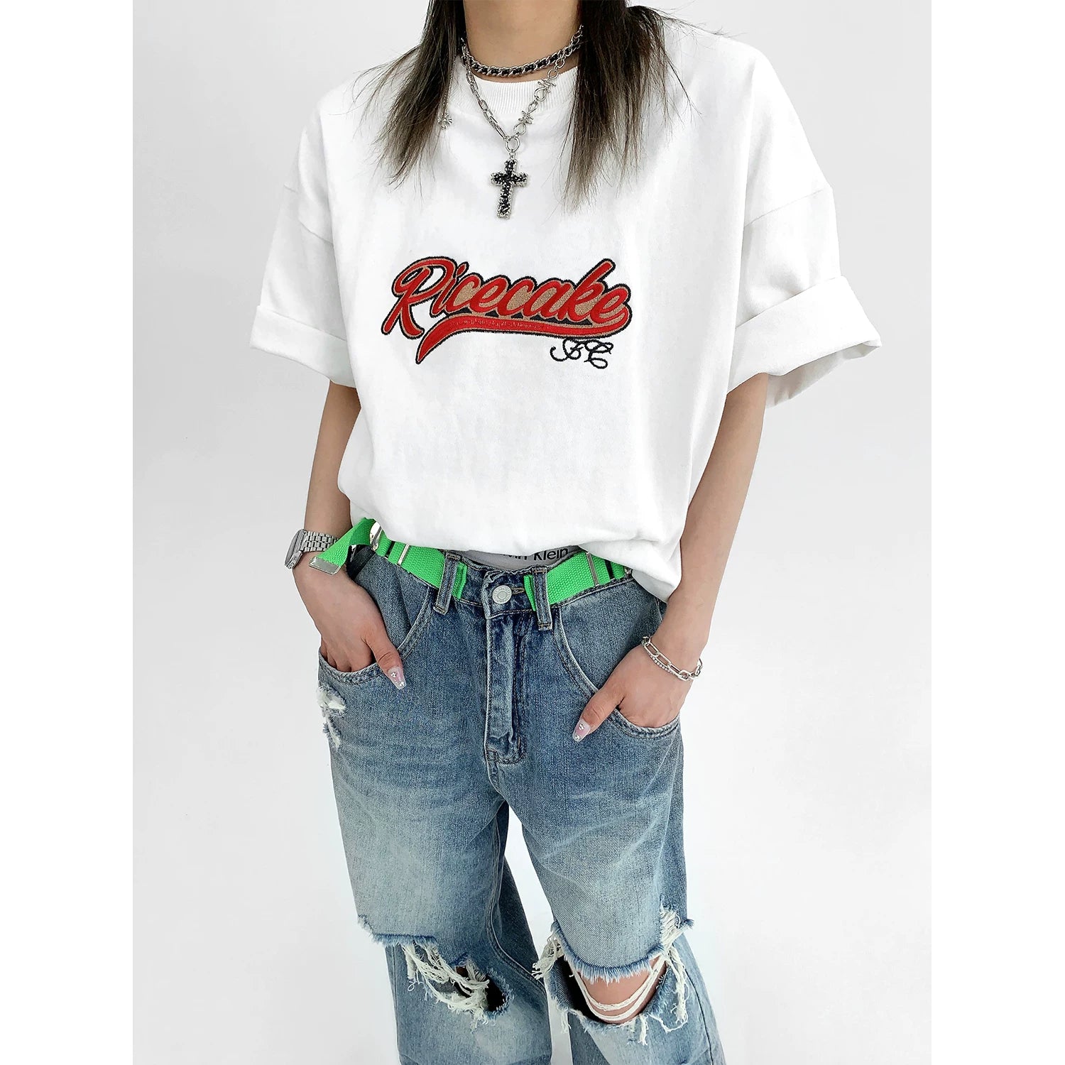 Midnight Varsity Ricecake Tee