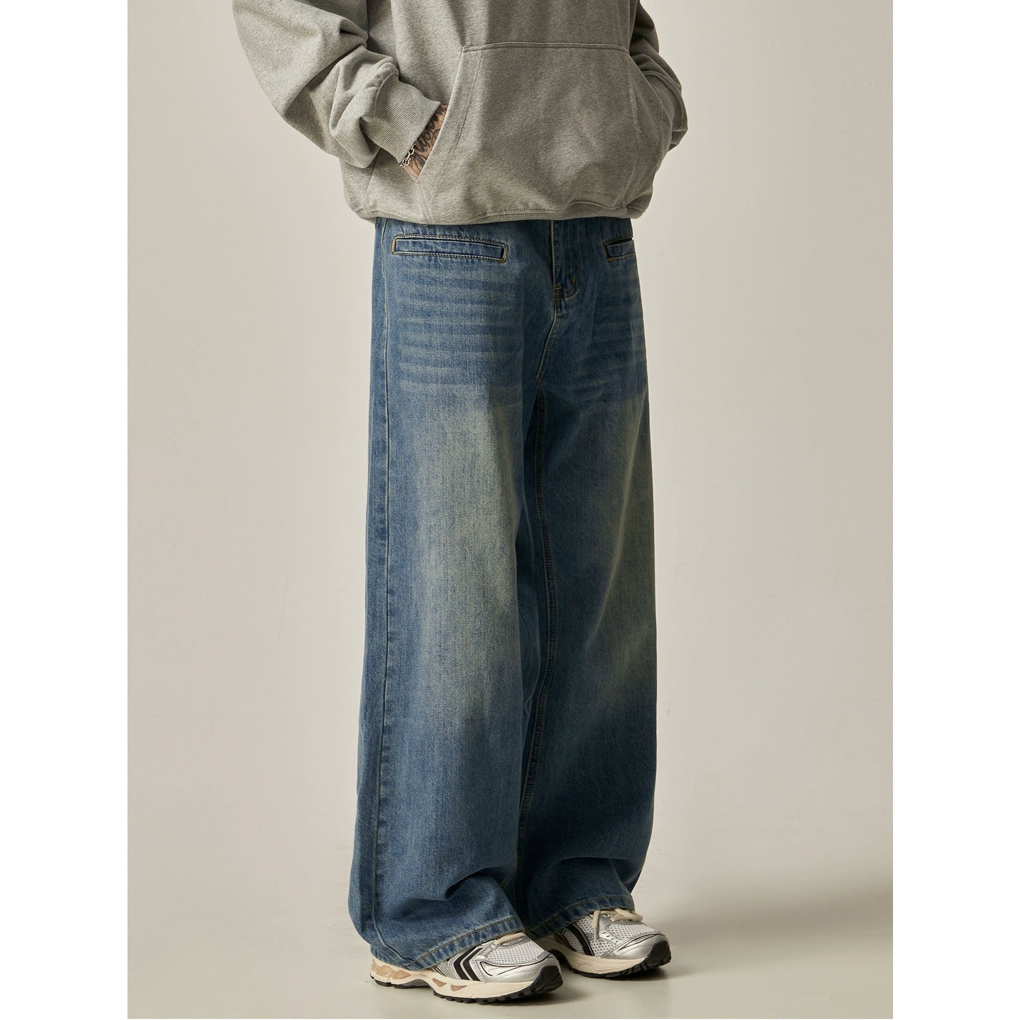 Harbor Fade Ultra-Wide Jeans
