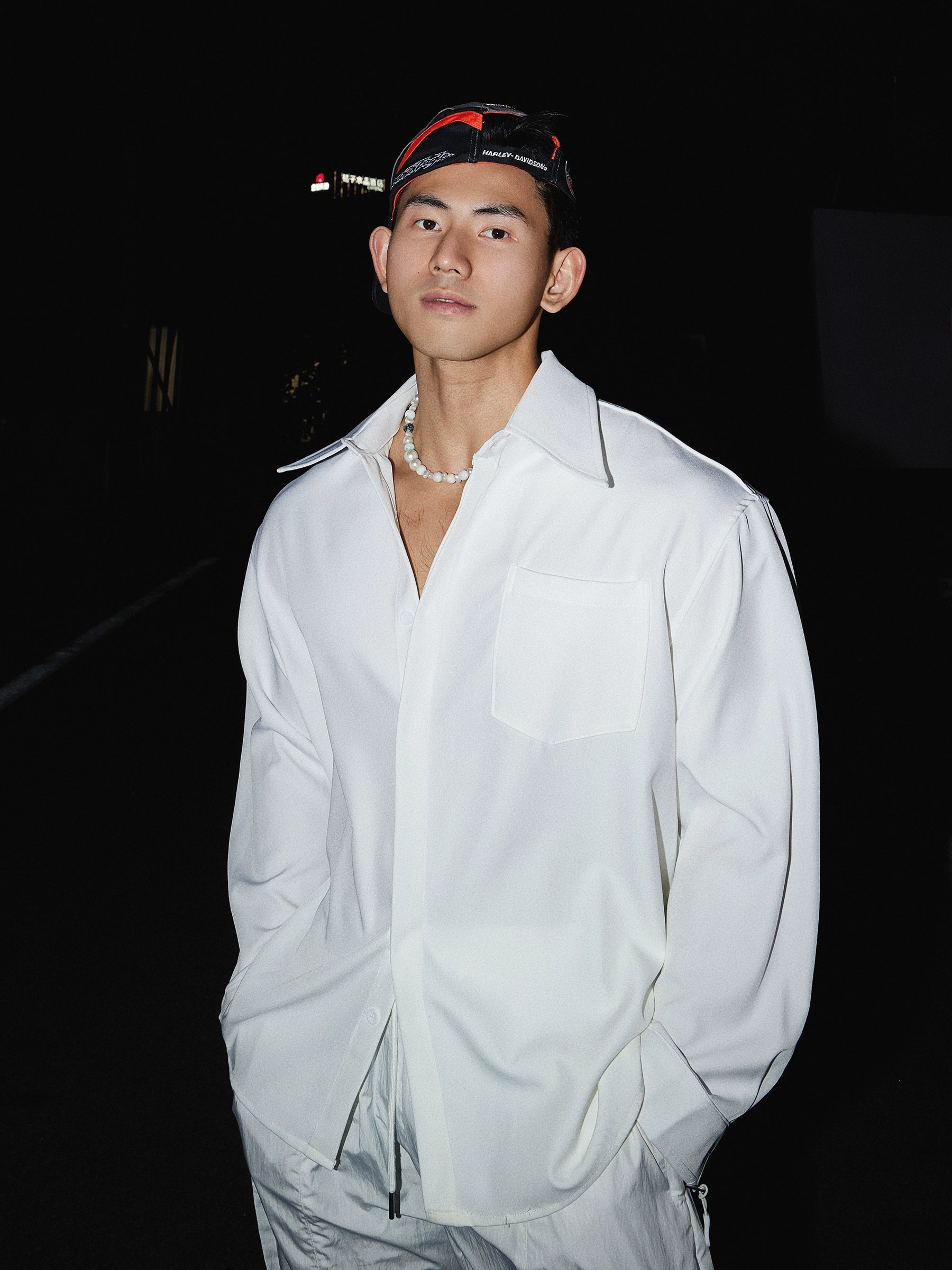 Classic White Oversized Dress Shirt