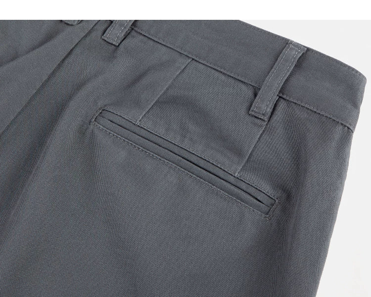 Heritage Taper Pleated Chino Trousers