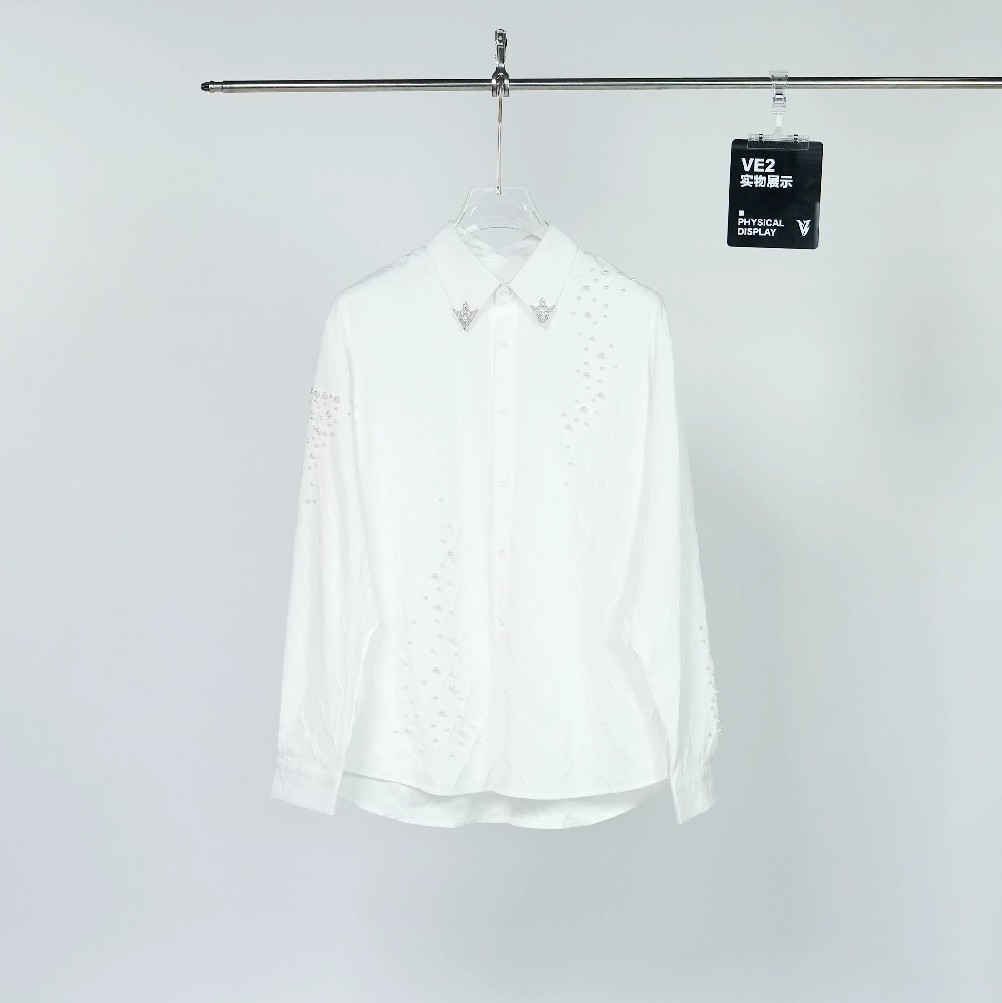 Ivory Halo Starfall Embellished Shirt