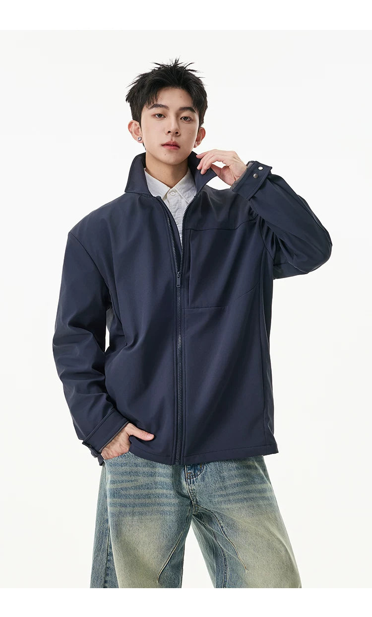 Field Minimal Zip Shirt Jacket