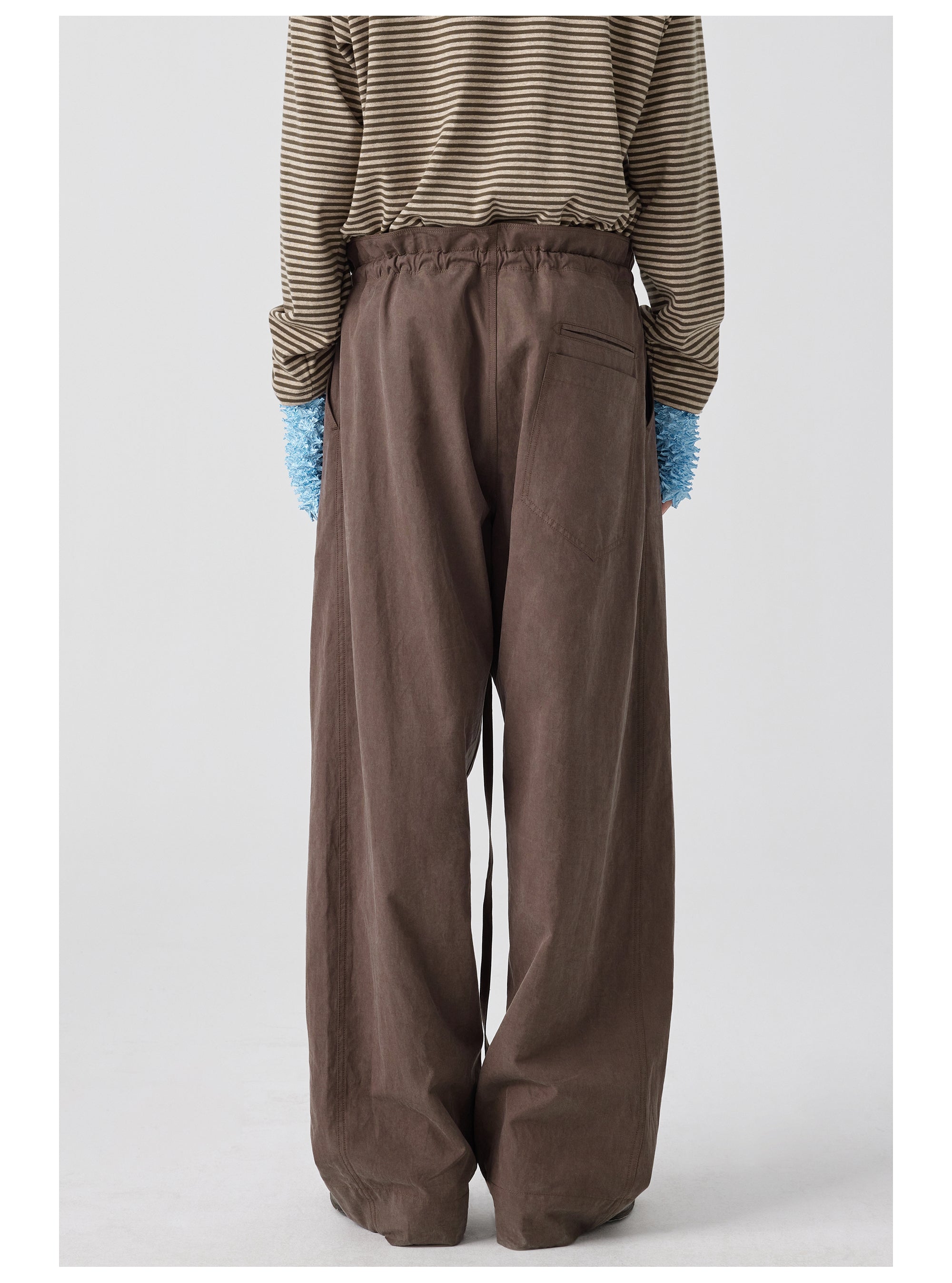 Six-Pocket Pleated Kendo Pants