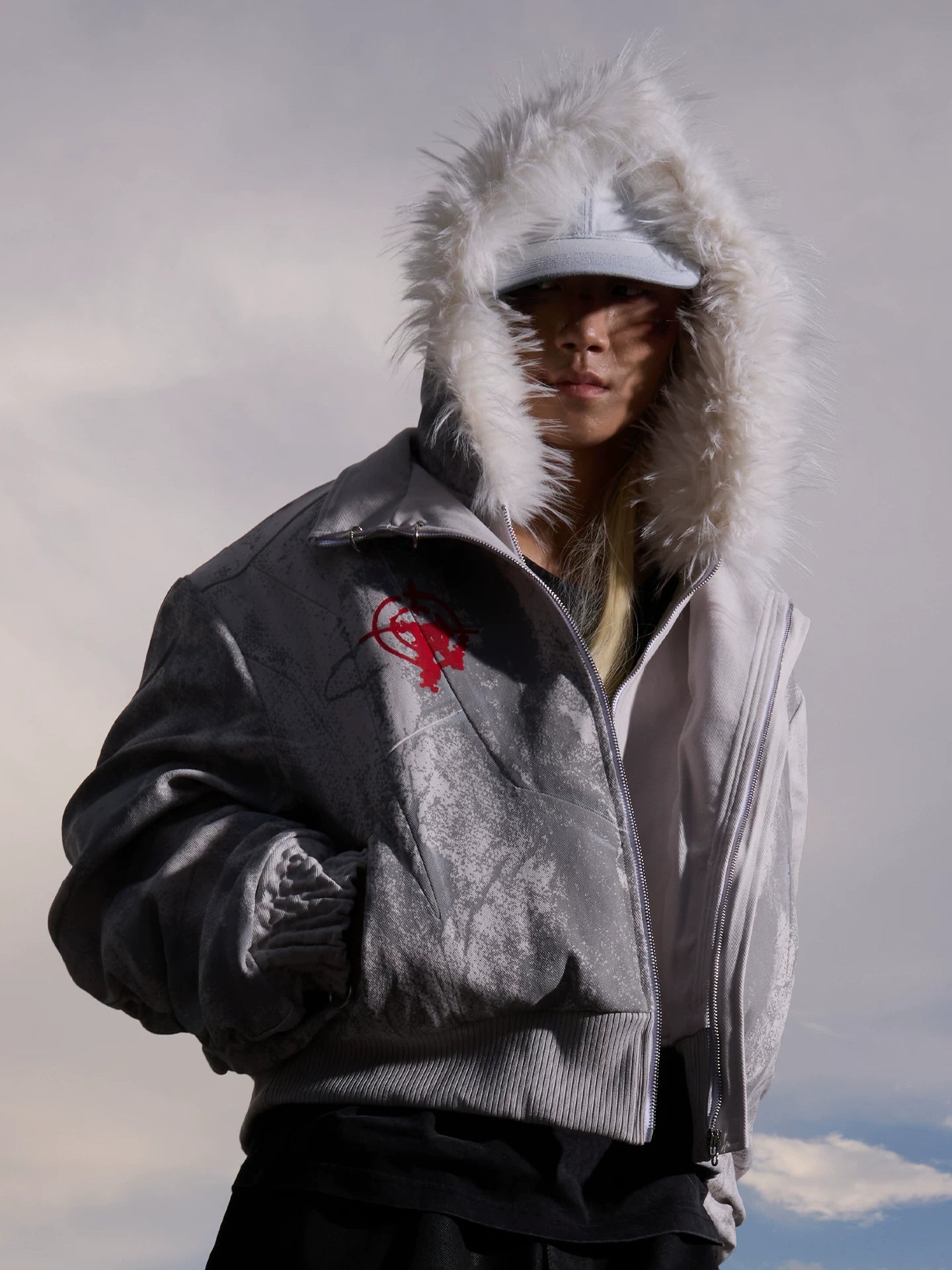 Frostbite Target Halo Puffer Jacket