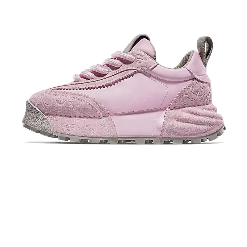 LuxeTrail Embossed Sneakers