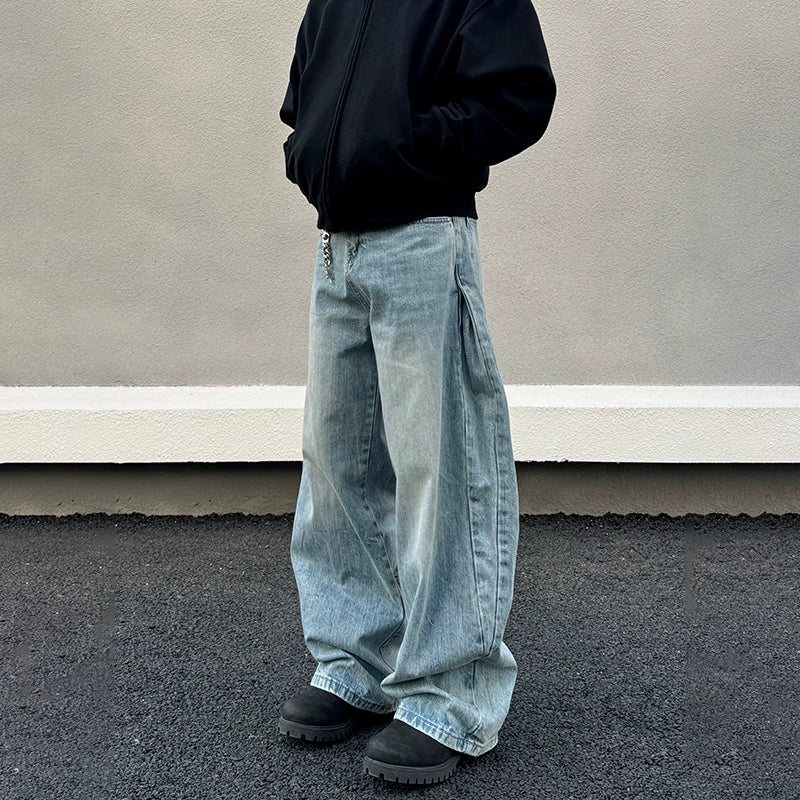 Glacier Drift Super‑Wide Jeans