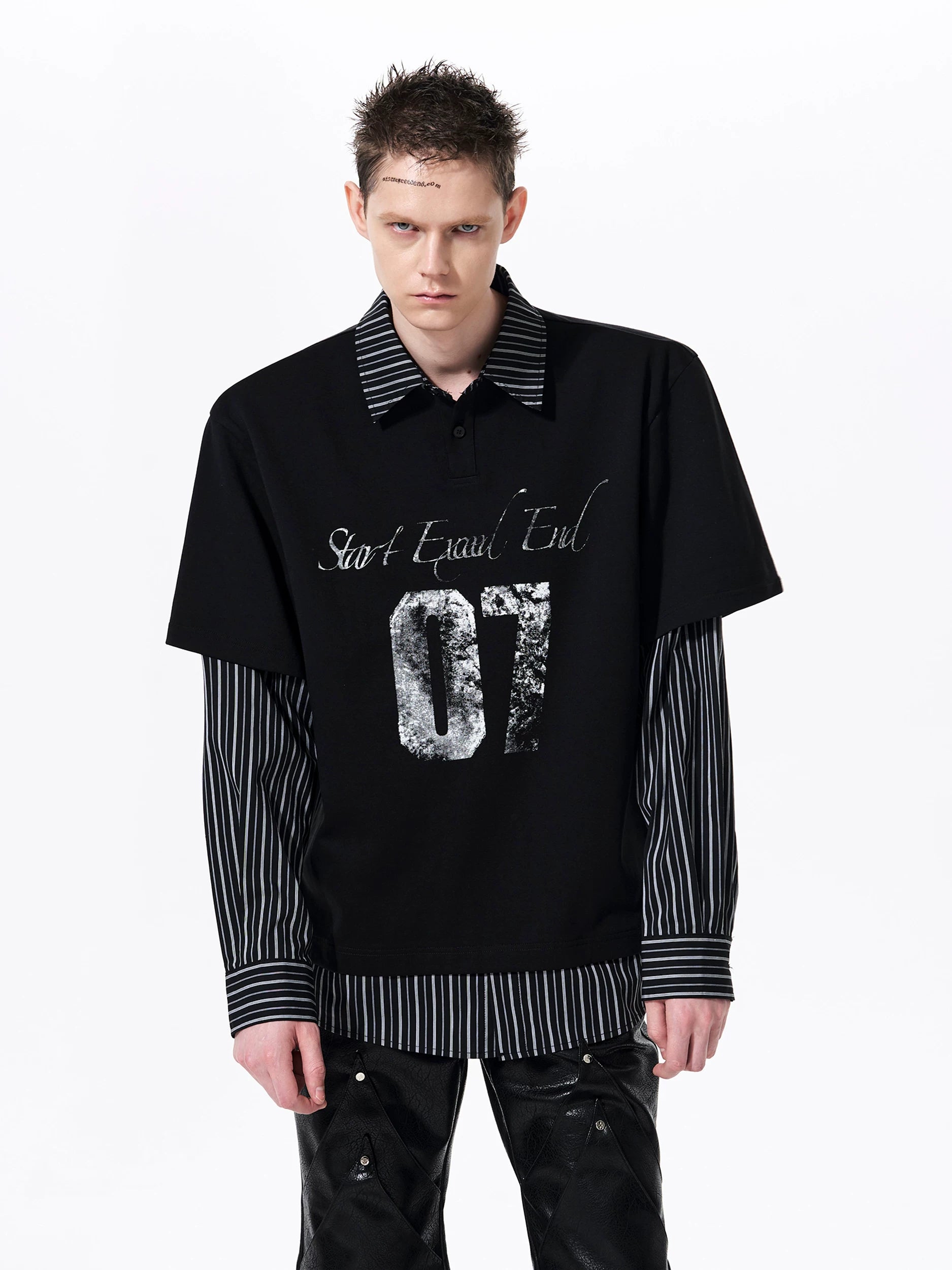 Layered Varsity 07 Shirt