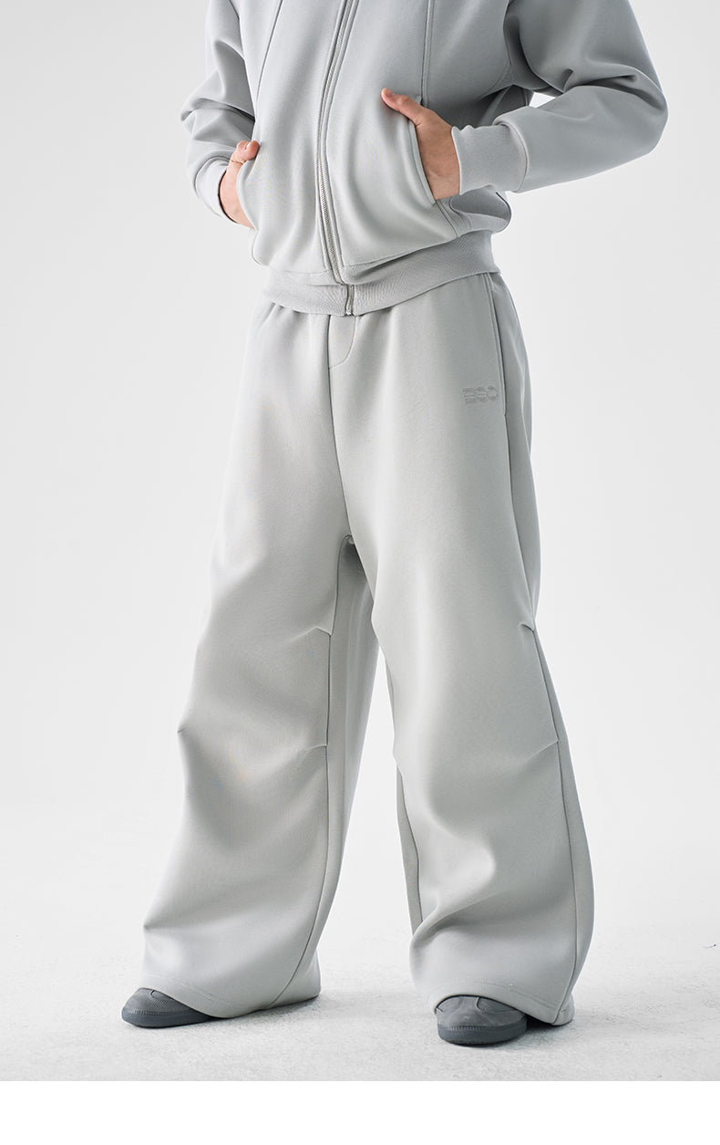 Frost Grey Relaxed Zip Jacket and Pants Setup