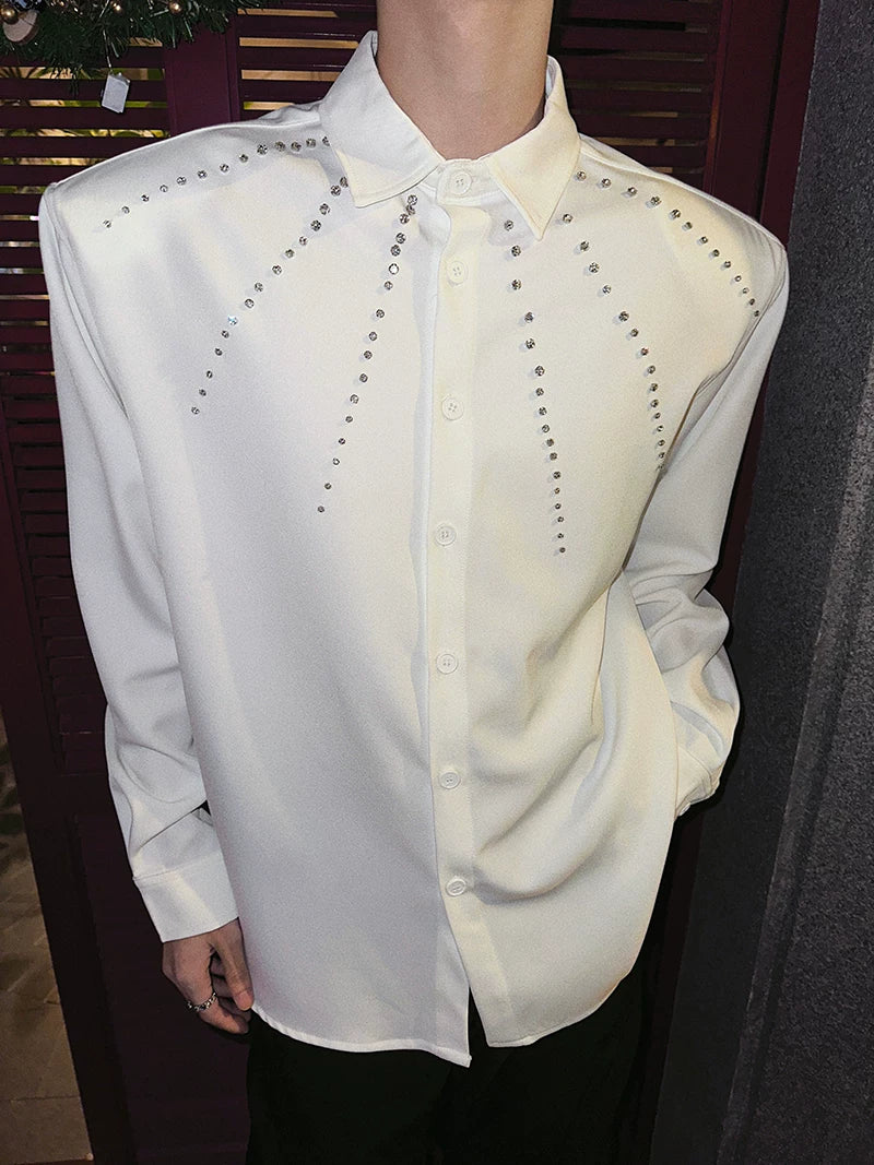Nocturne Constellation Crystal Dress Shirt