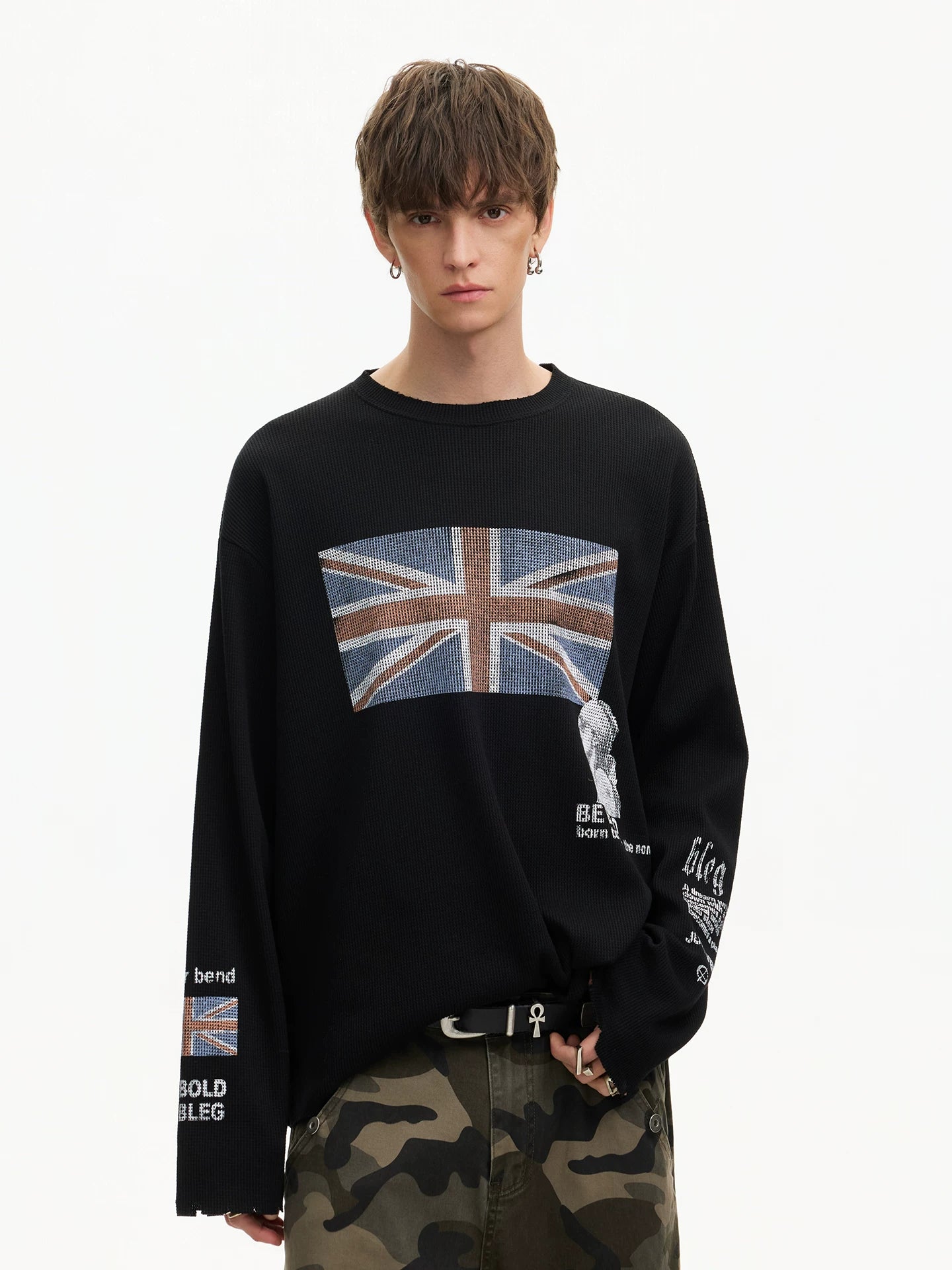 Union Wave Waffle Long-Sleeve Tee