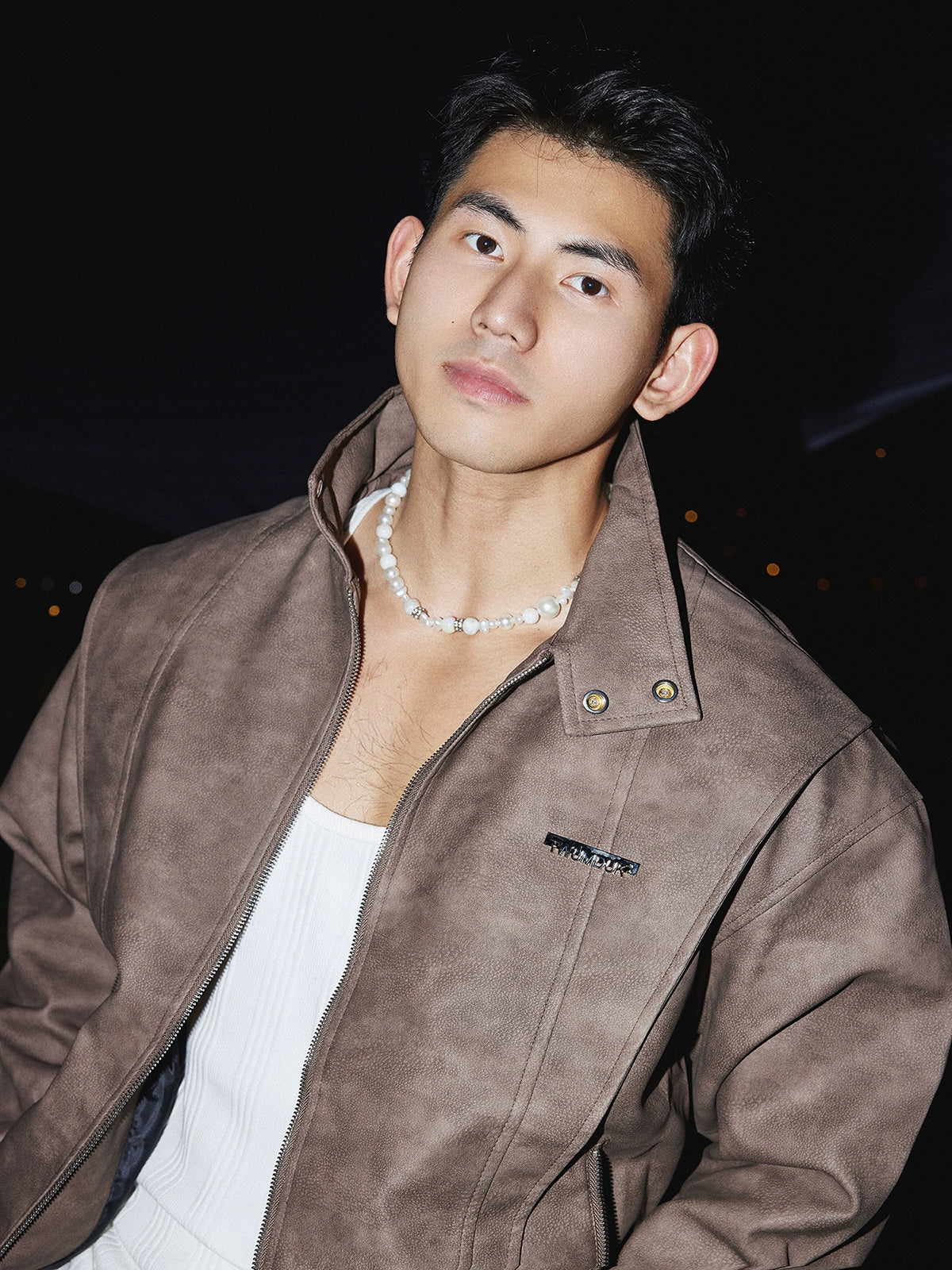 Suede Bomber Jacket