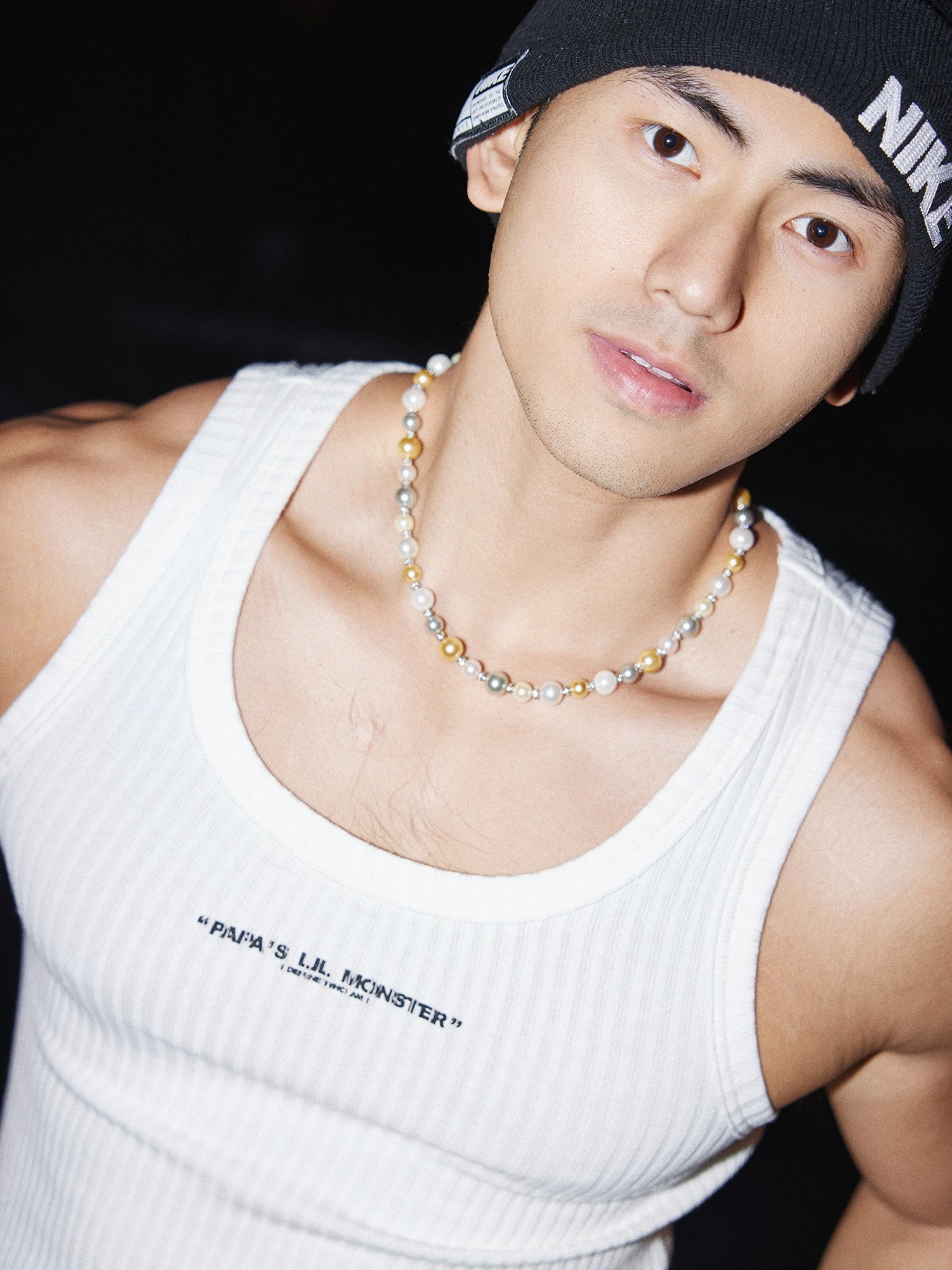 Ribbed Logo Tank Top
