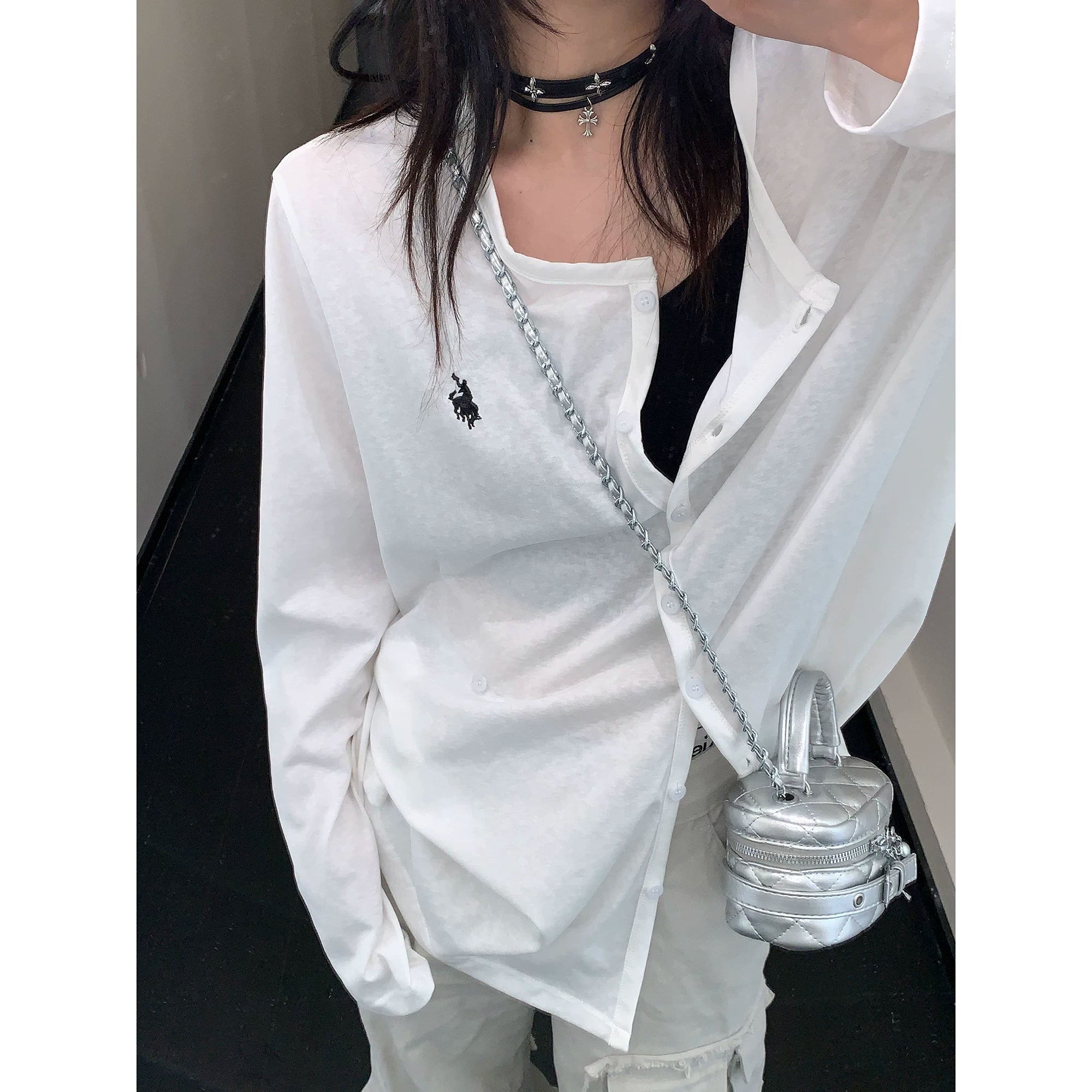 Cloud Rider Button Cardigan