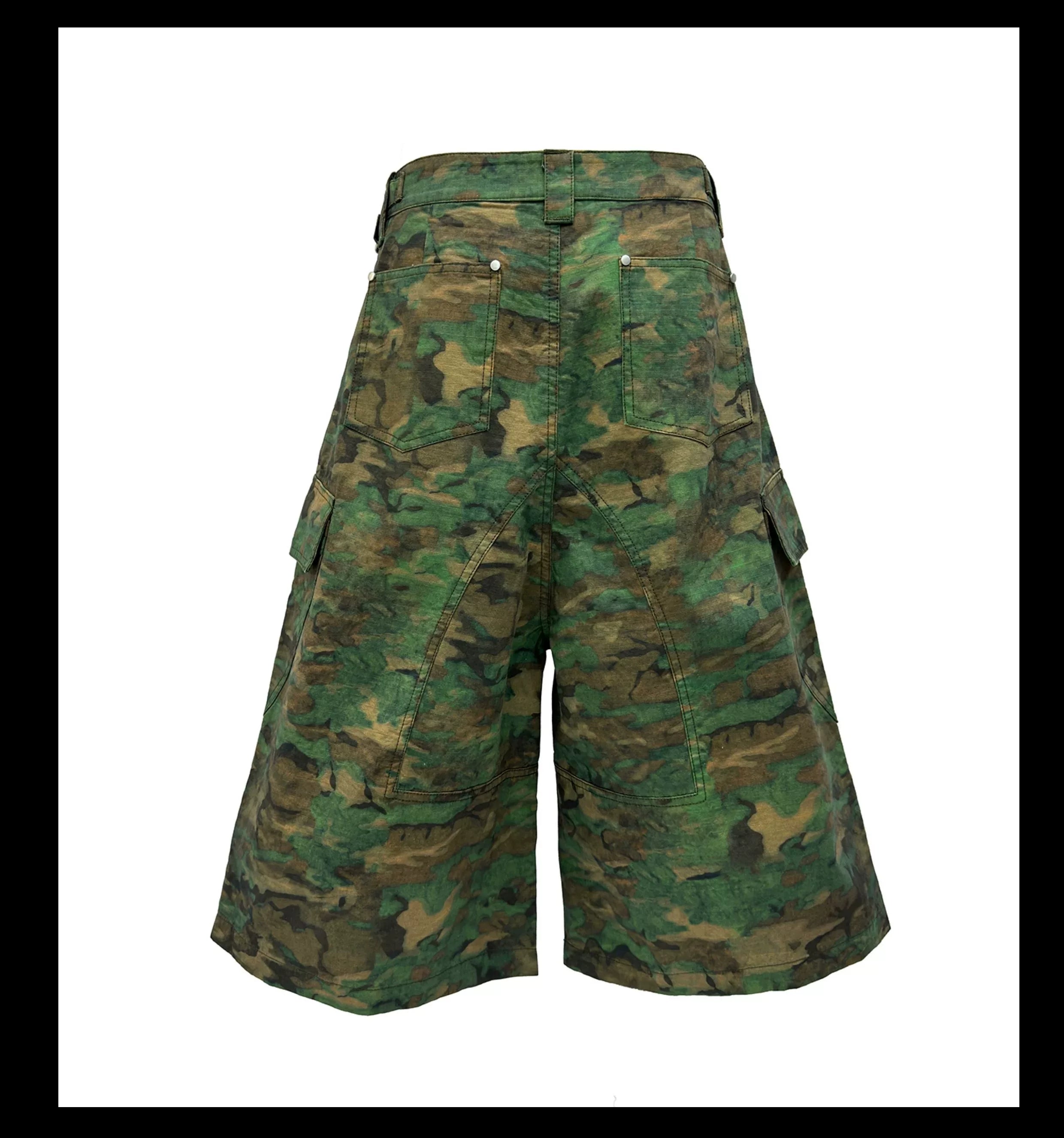Timberfall Tiered Camo Cargo Shorts