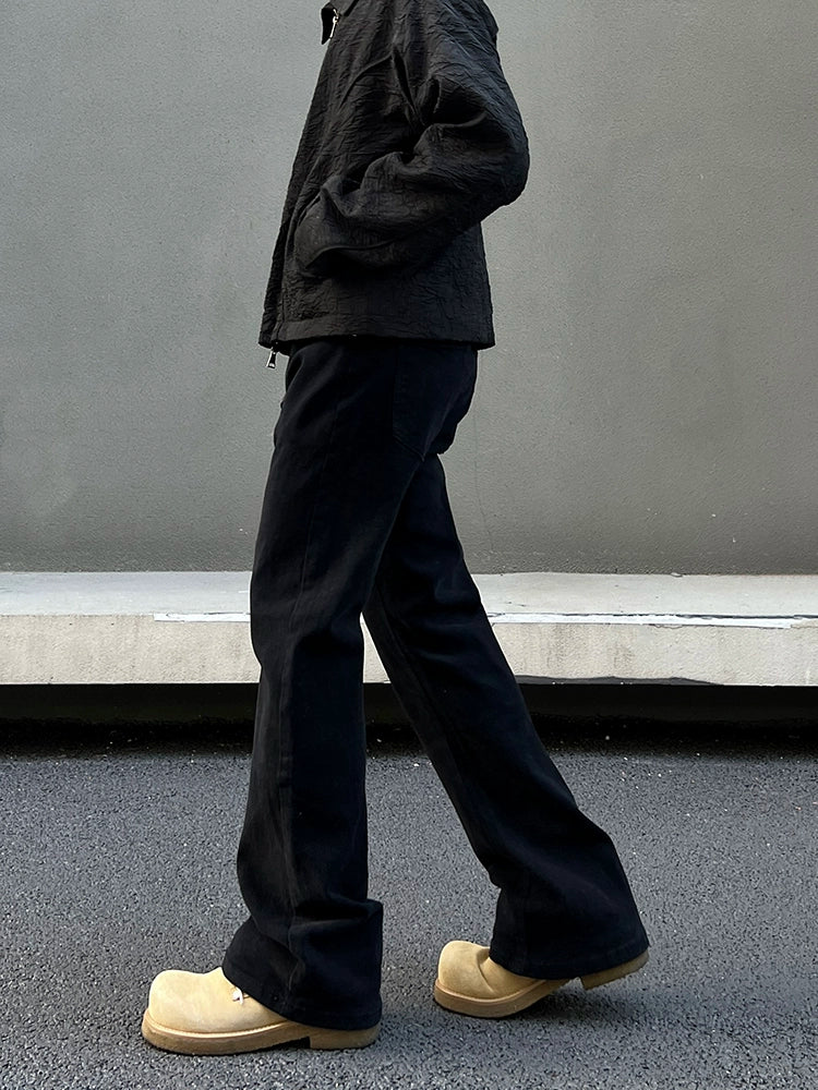 Noir Timberline Straight Jeans