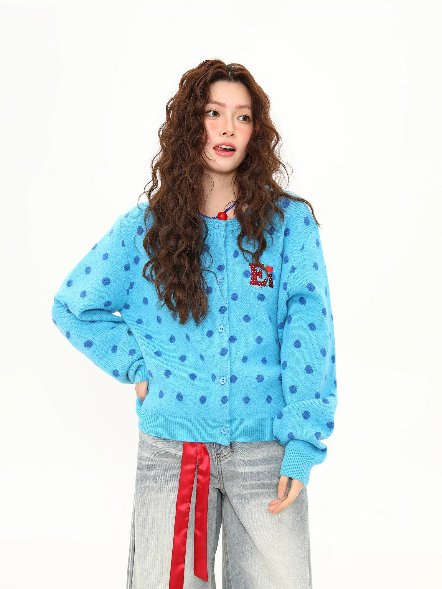 Bubble Pop Dot Cardigan