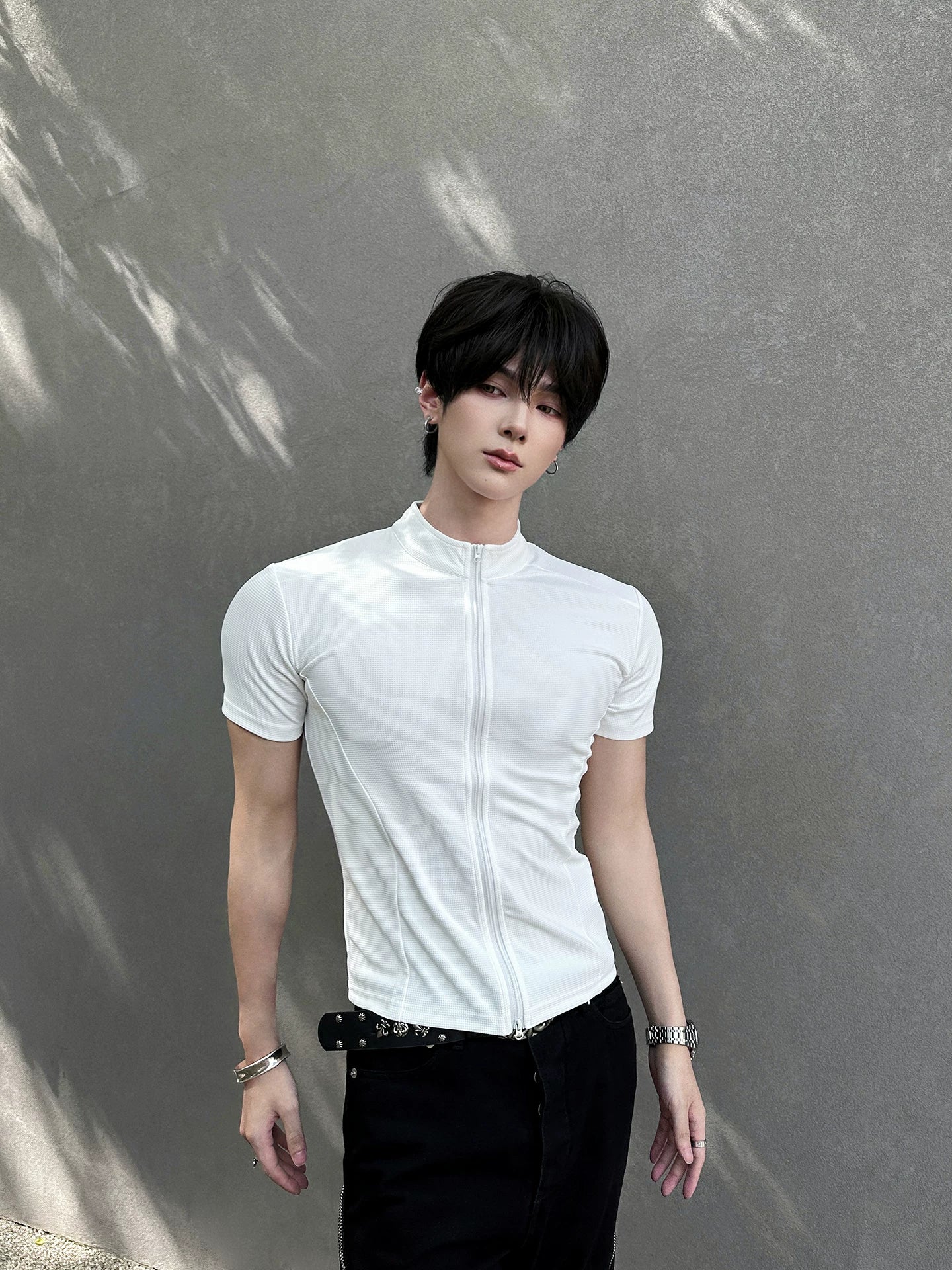 Frostgrid Sculpt Zip Mock Tee