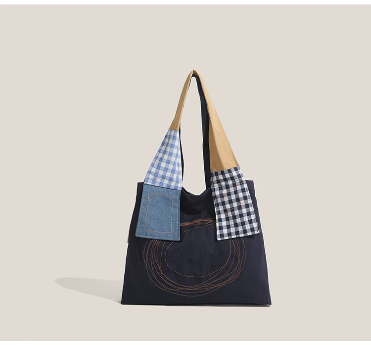 Patchwork Picnic Loop Tote