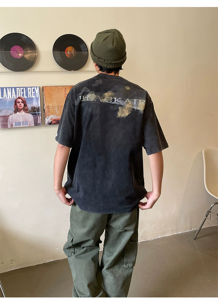 Vintage Horse Print Oversized T-Shirt