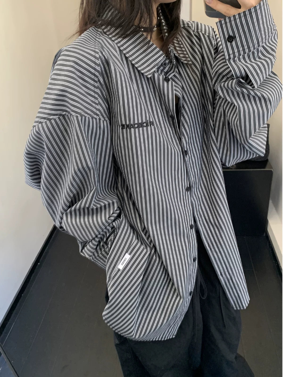 Inkline Oversize Stripe Shirt