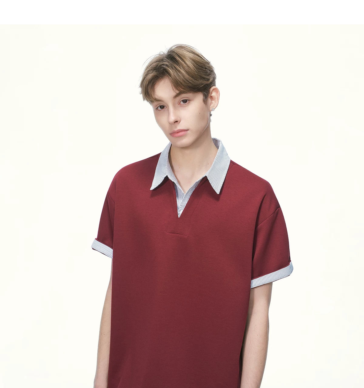 Collarblend Jersey Polo Tee