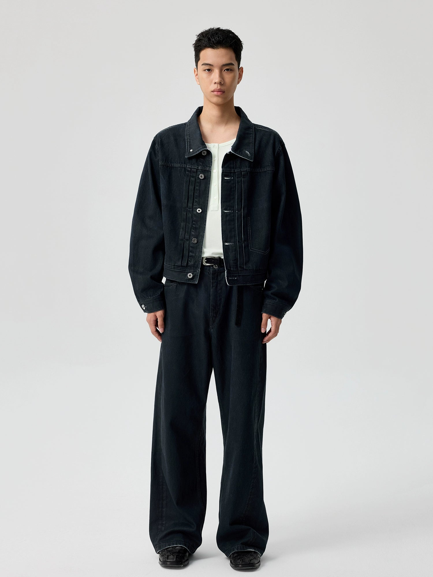 Midnight Loomed Denim Jacket