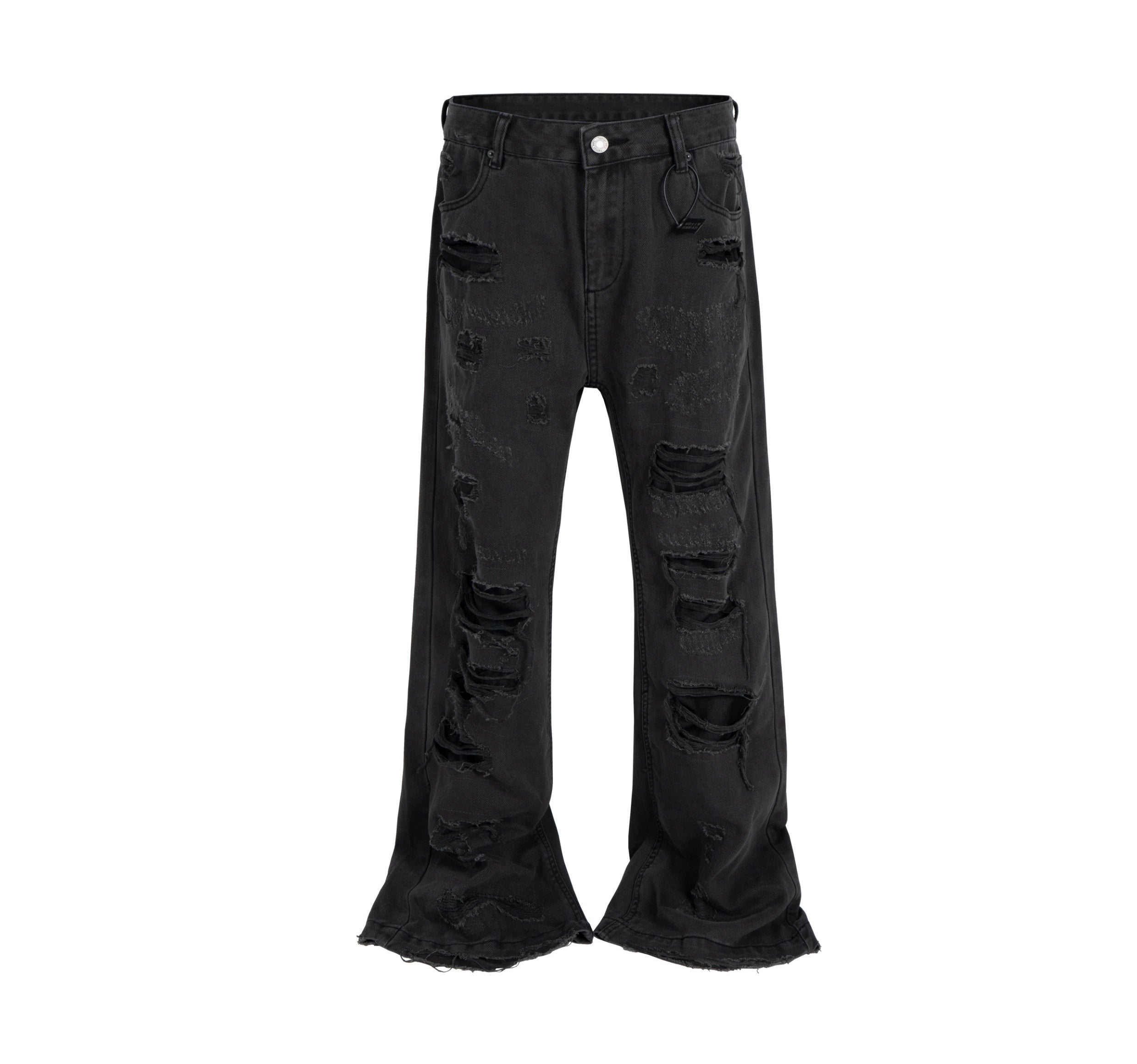 RuinForge Stacked Destroyed Jeans
